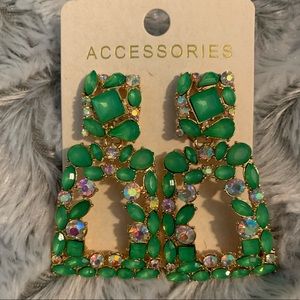 Green Apple earrings
